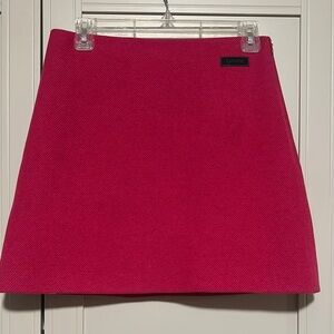 Ganni Pink A-Line Skirt